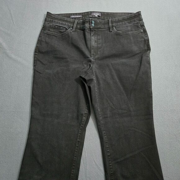 NYDJ Women 14P Black Marilyn Straight Lift Tuck Technology Jeans - Picture 3 of 13